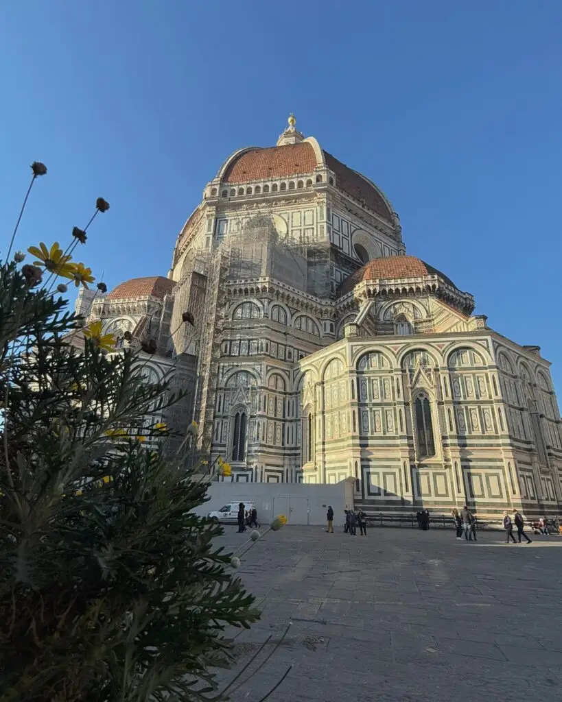 Cathedral of Santa Maria del Fiore facade in Florence